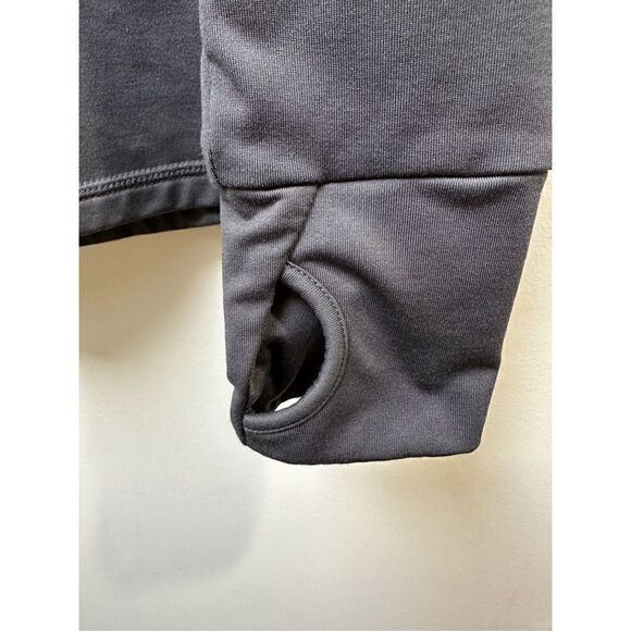 Athleta women’s long sleeve gray pullover athletic jacket reflective L #25-0674 - Picture 5 of 8